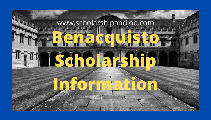 benacquisto scholarship info guide