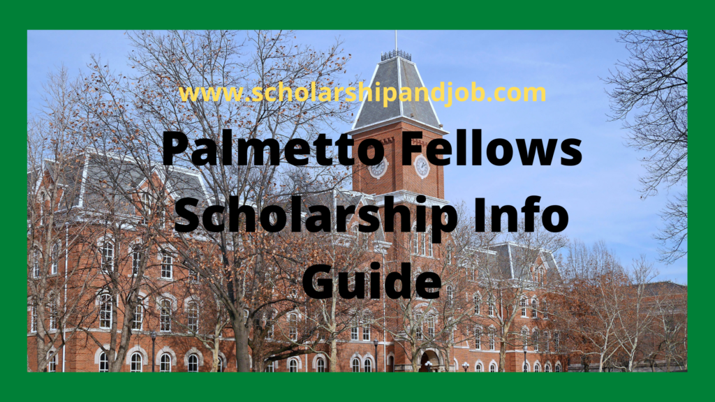 palmetto fellows scholarship info guide