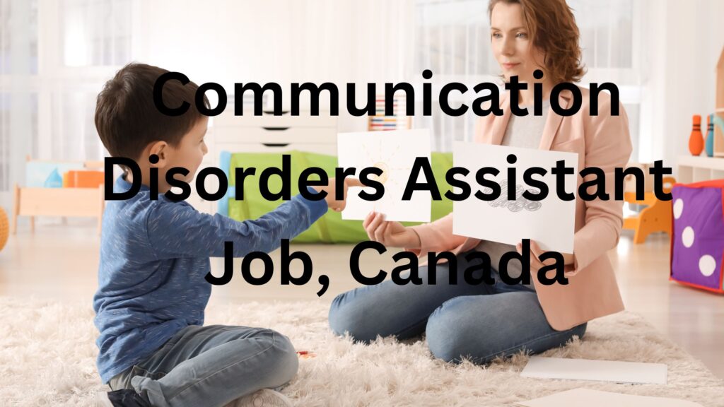 Communication Disorders Assistant Job